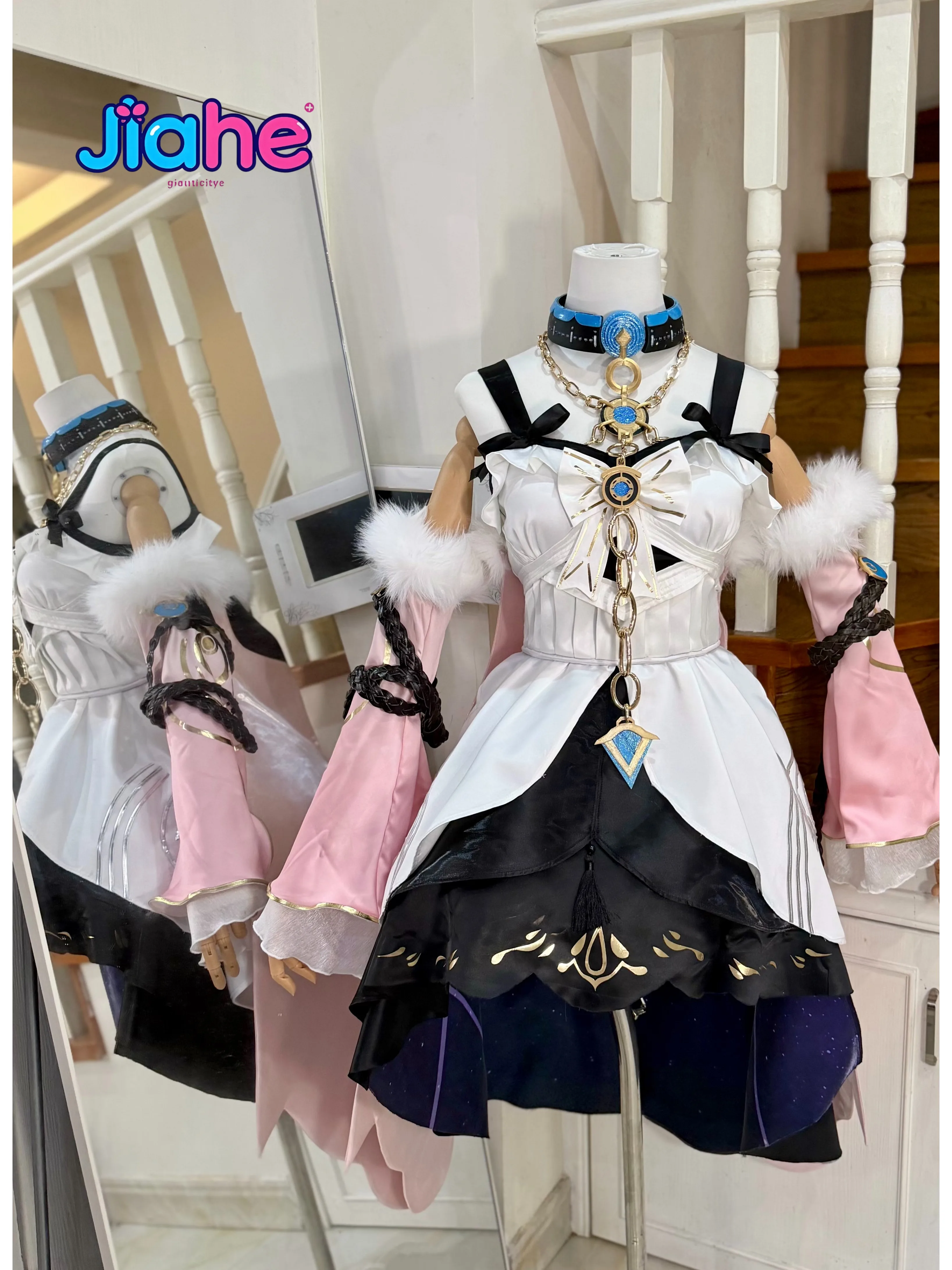 

New Denia Game Wuthering Waves Cosplay Denia Costume Halloween Carnival Women Role Play New Lolita Dress Wig Prop Accessories