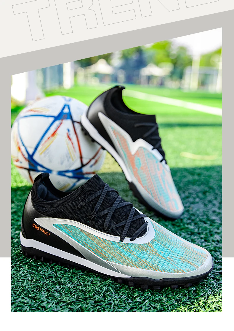 Neue Herren-Fußballschuhe Sport Erwachsene Lange Stollen Fußballschuhe Training Outdoor-Stollenschuhe Atmungsaktiv Rutschfest Jungen Match Bequeme Schuhe – Detail 27