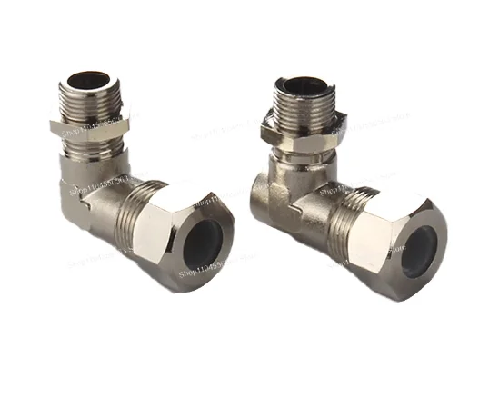 3-Point Liquid Level Gauge Elbow - Brass Connector for Water Tank Level Monitoring System