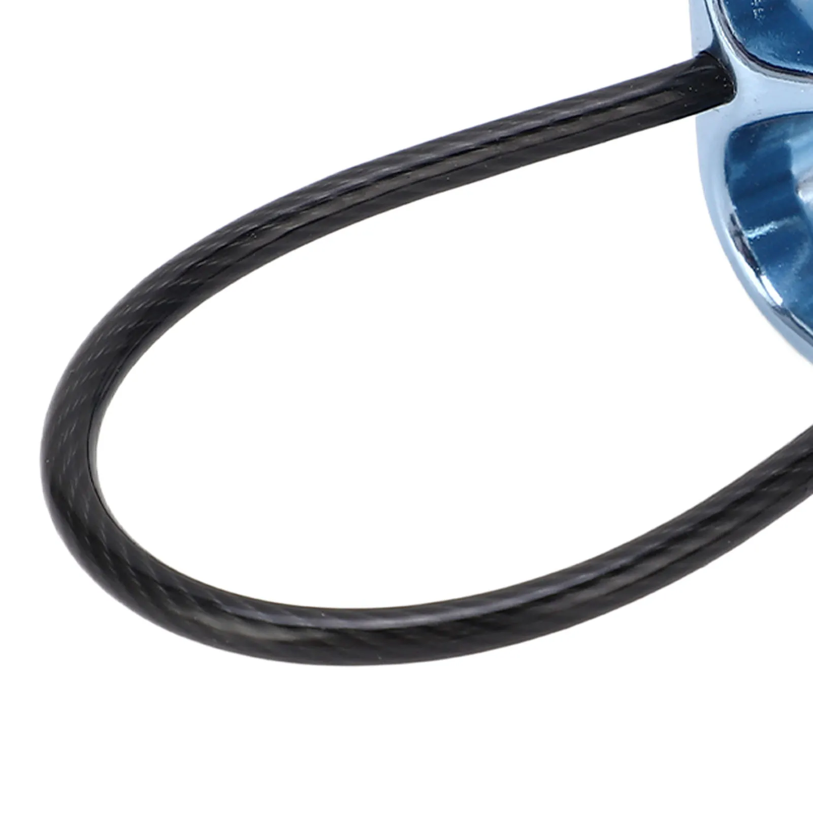 New Aluminum Alloy ATC Device Lightweight Steel Cable Keeper Rappel Device V-Groove Friction Rappel Descender Blue Body