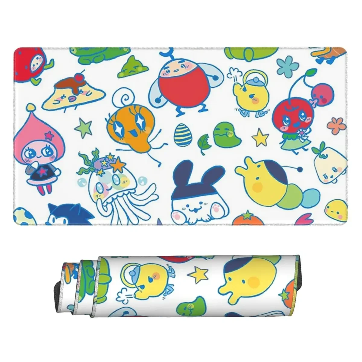 Large Mouse Pad Tamagotchi Friends Gamer PC Laptop Mats Keyboard Carpet Computer Gaming Office Accessories Desk Mat