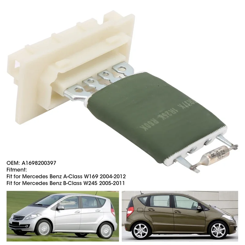 New Heater Blower Motor Resistor A1698200397 For A-Class W169/B-Class W245