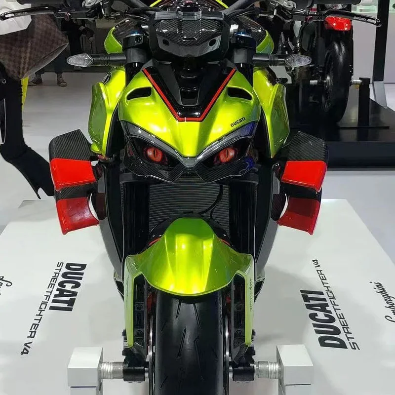 Motorcycle Headlight Sticker For Ducati Streetfighter V4 V4S 2023 2024 V4 Head Light Pegatinas Guard Head Light Protection - view 4