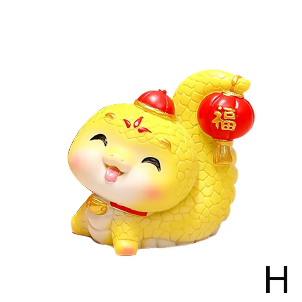 Chinese Spring Festival Miniature Ornament Snake Figurines New Snake Home Tabletop Year Decor Adorable Decoration Ornament W8b3 image 6
