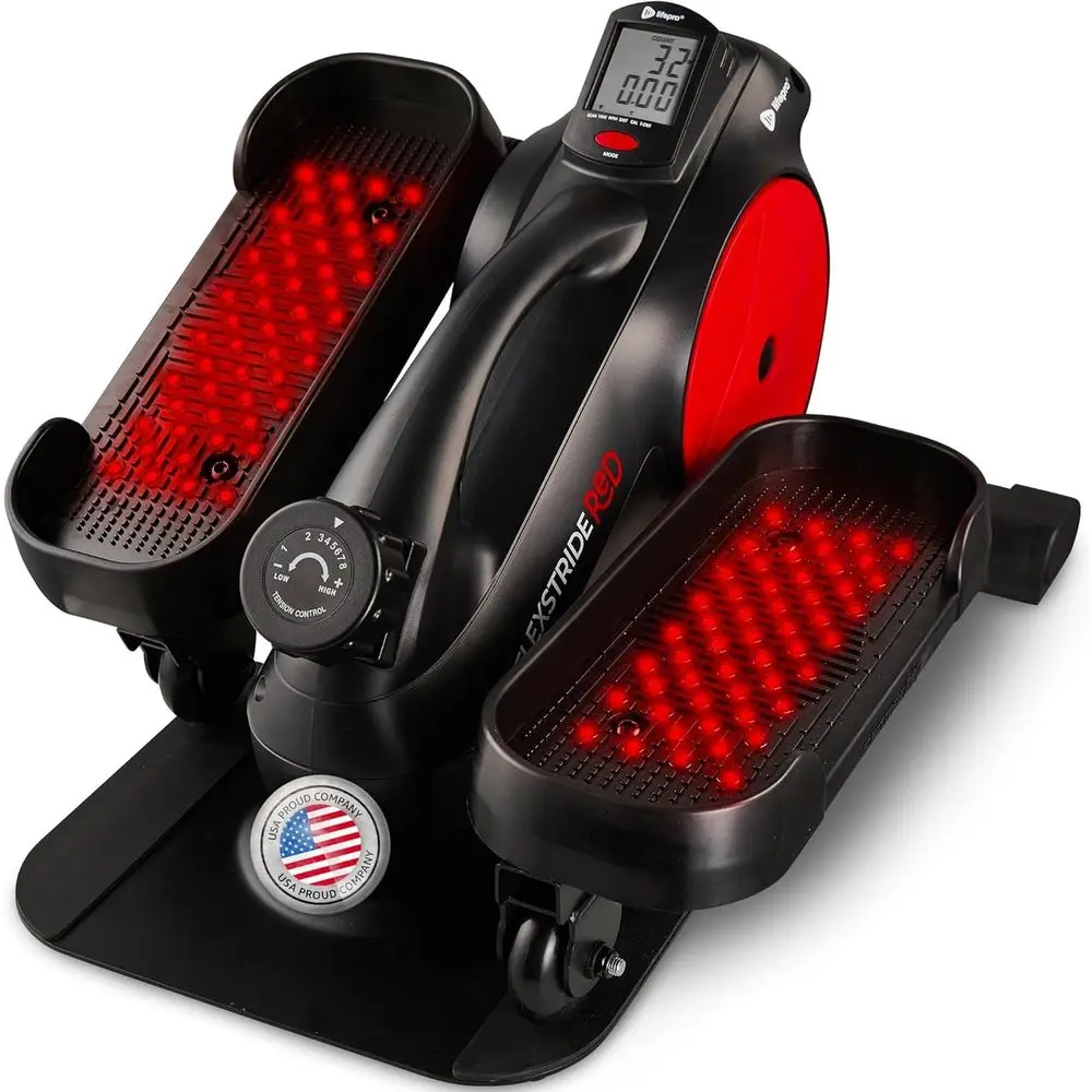 

Compact Desk Elliptical for Pedal Exercise, Home Workouts, Muscle Toning, and Leg Fitness with Fitness App