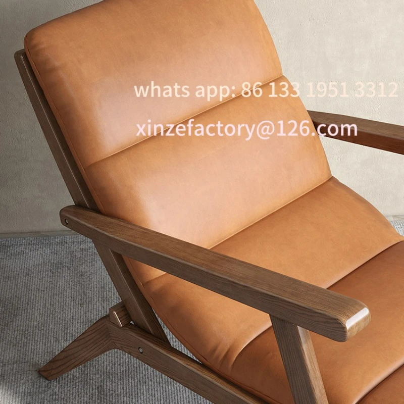 

Customizable Solid Wood Folding Chairs Home Casual Siesta Lazy Sofa Chair