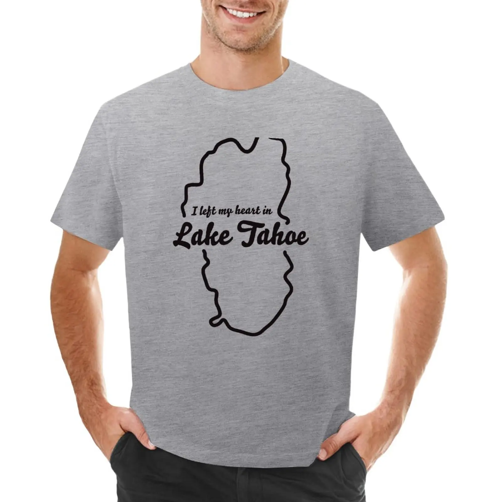 

I left my heart in Lake Tahoe T-Shirt cute tops cute clothes heavyweights mens white t shirts