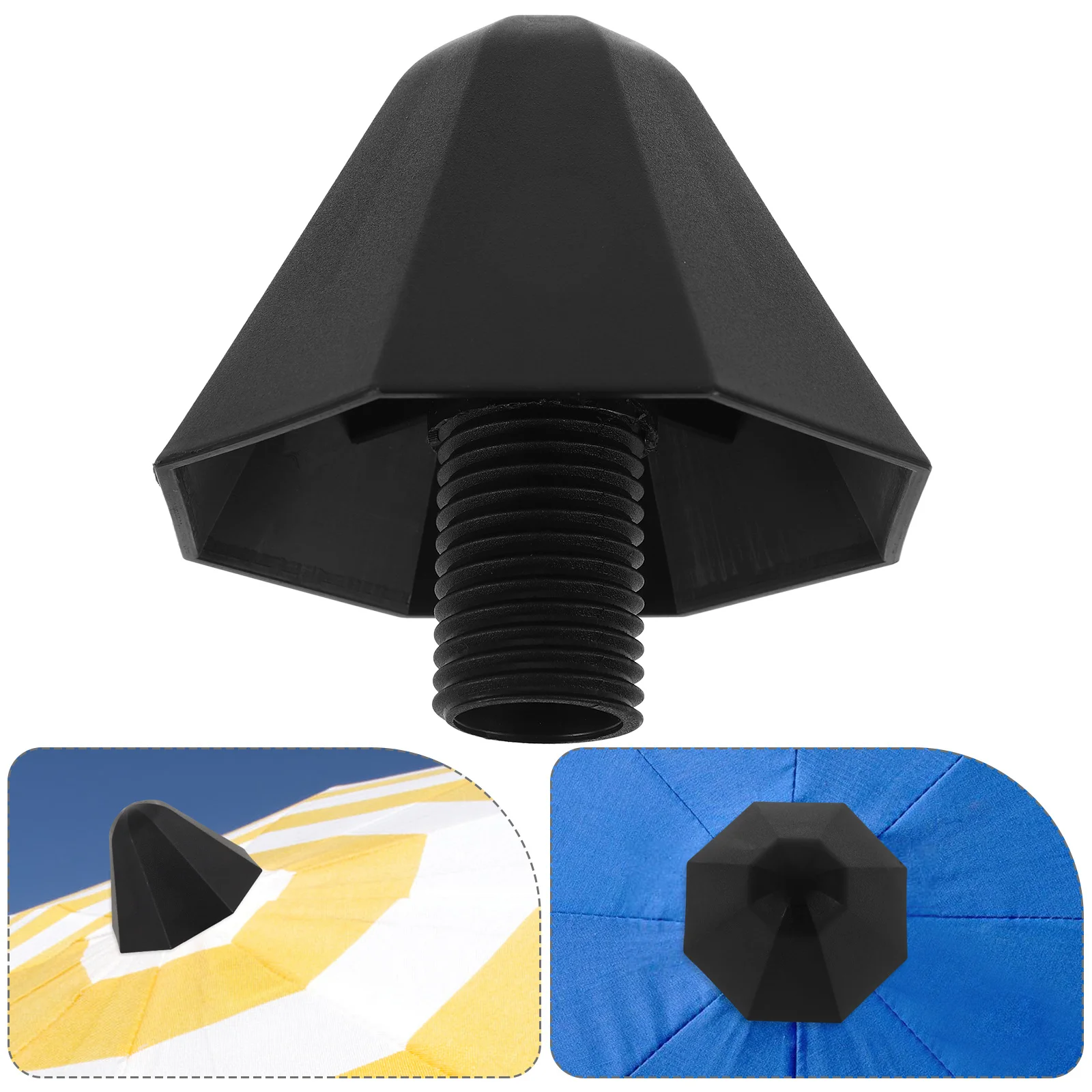 

Umbrella Tip Cover Replacement Plastic Cap for Sun Umbrella and Pole Handle Umbrellas Easy Install Protection Repair