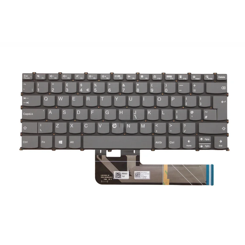 Z New UK Grey Laptop Keyboard for Lenovo IdeaPad 3-14ADA6 3-14ALC6 3-14ITL6