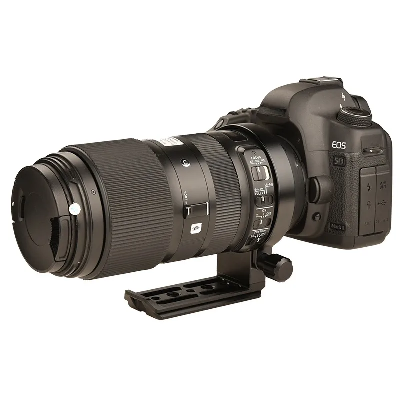 Lens Collar Ring for Sigma 100-400mm f5-6.3 DG OS HSM Contemporary Tripod Mount with Arca swiss Plate for Benro Sirui IS-SM140