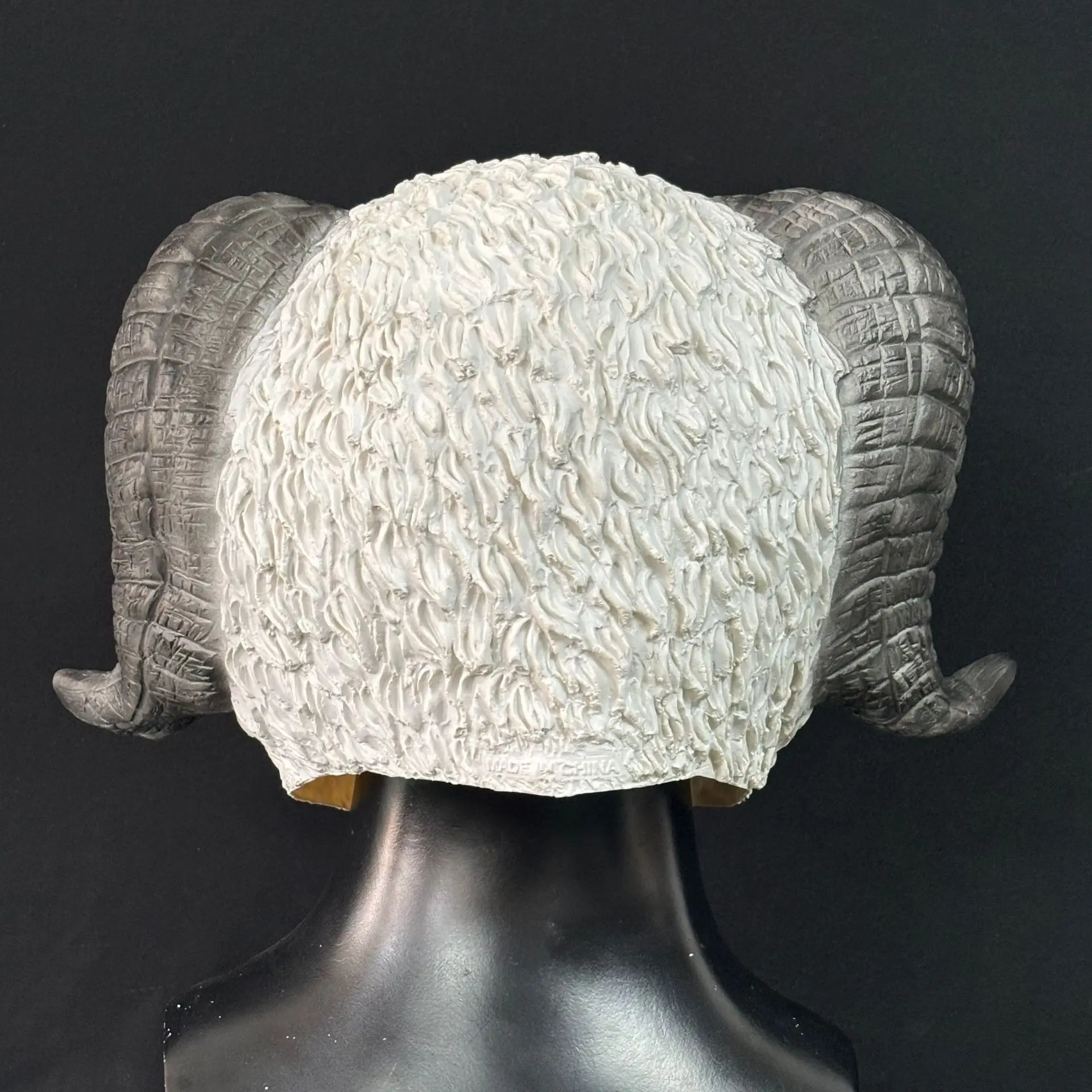 Ziegenmaske, Naturlatex-Ziegenkostümmaske für Halloween-Partys und Cosplay – Detail 2