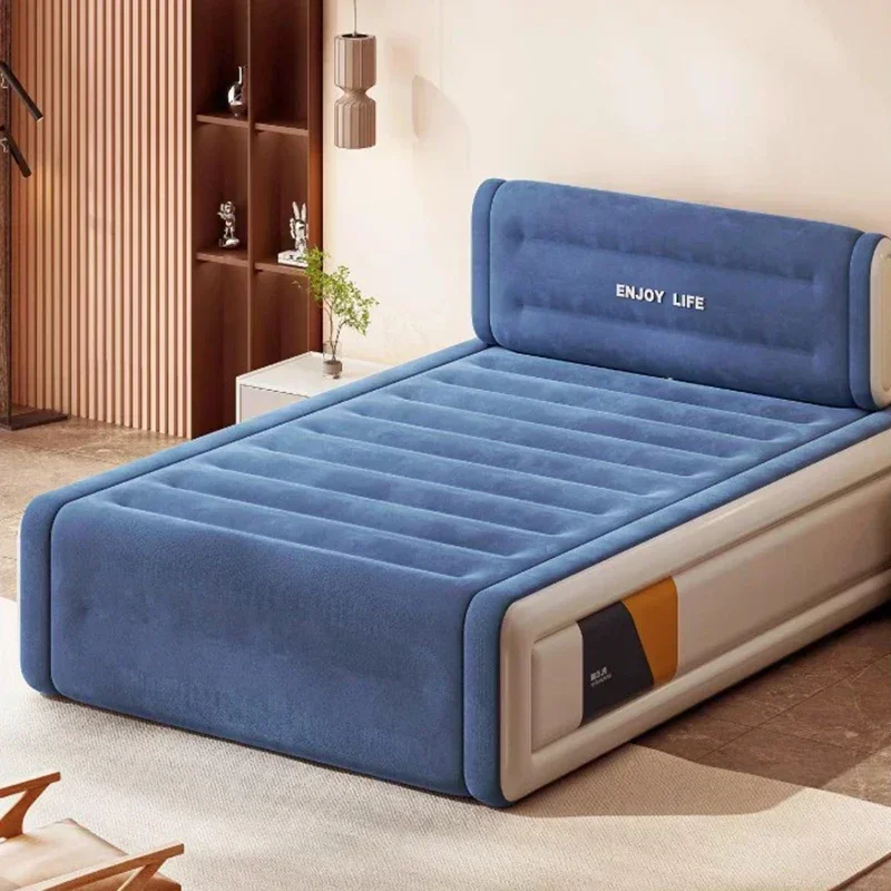 Cama de diseño de belleza, cama inflable plegable de lujo que ahorra espacio, cama portátil para acampar, princesa, sexo, Letto matrimonial, muebles de moda