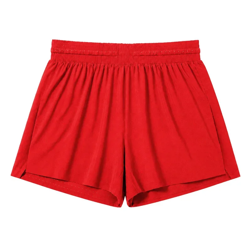 running professional training quick-drying three-point pants men's and women's breathable marathon lined sports shorts YYS59