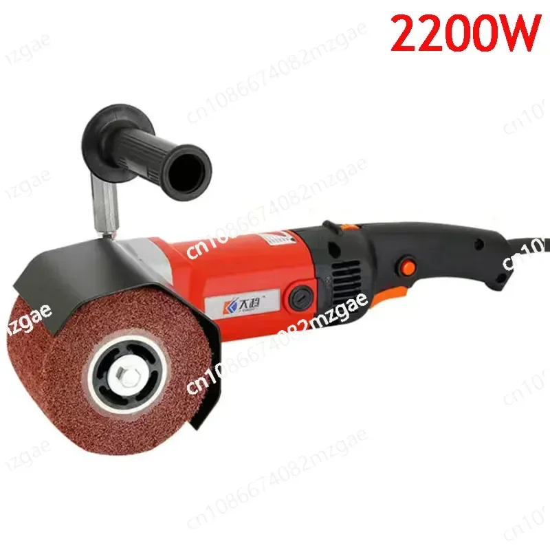 Metal Wood Ceramic Tile Polishing 2200w Burnishing Polishing Machine 3000rpm Industrial Polisher Sander Wire Drawing Machine