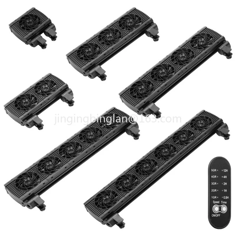 Factory direct sales of fish tank aquarium cooling fan cold, shrimp aquatic tank cooling  wall-mounted with governor speed fan