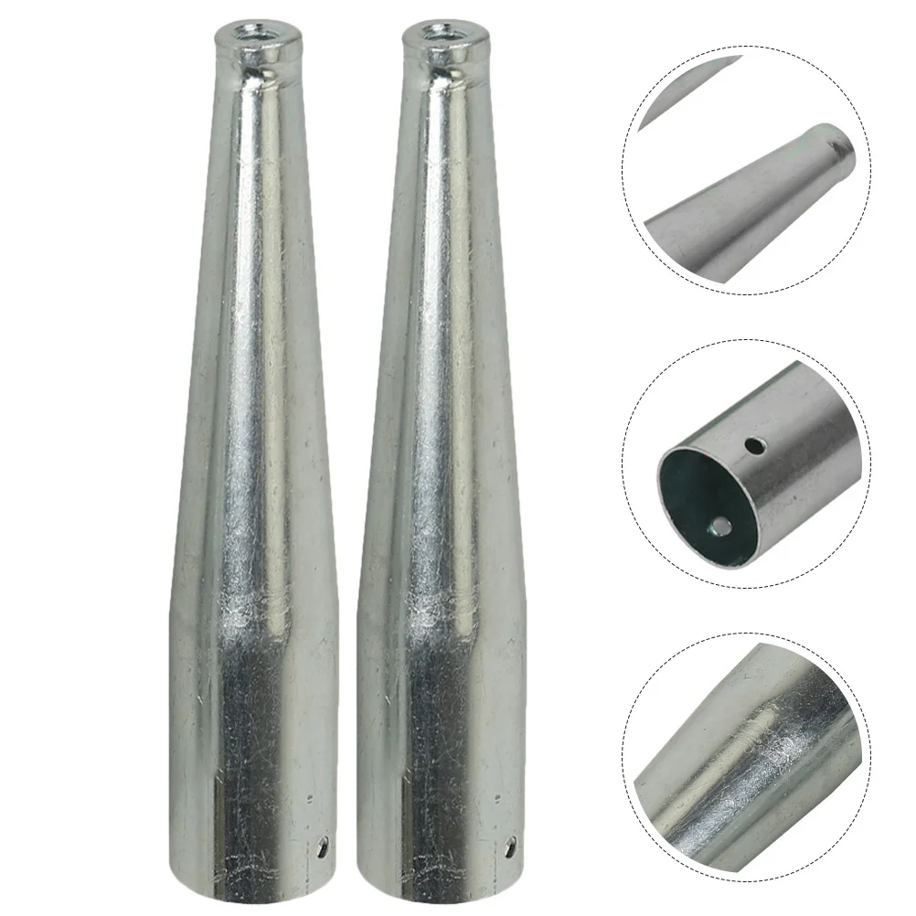 

2pcs Fish Fork Adapter Multi-Use Metal Garden Tool Connector For Rake Hoe Shovel Extension Handle Gardening Supply Fishing