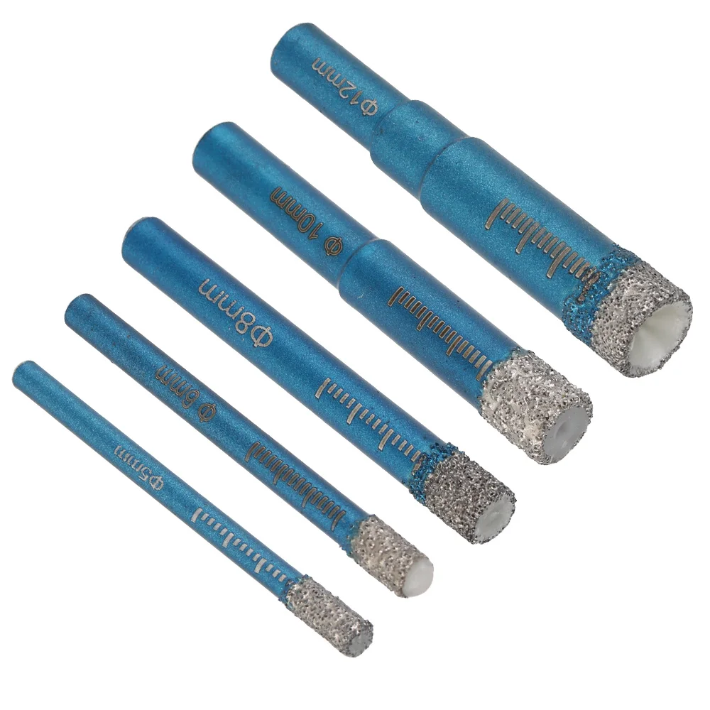 

Brazed Dry Drill Bit Opening Hole Hexagonal Shank Drill 5/6/8/10/12mm For Marble Brick Ceramic Granite Glas Hole Opener