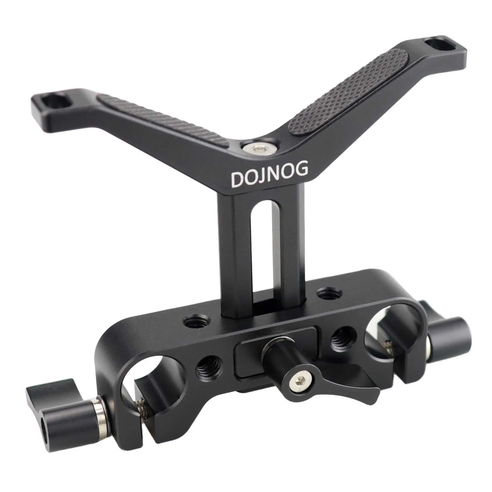 MAGICRIG Long Lens Support Bracket with 15mm Rod Clamp for DSLR Camera Telephoto Lens Rod Support Rail System Follow Rig