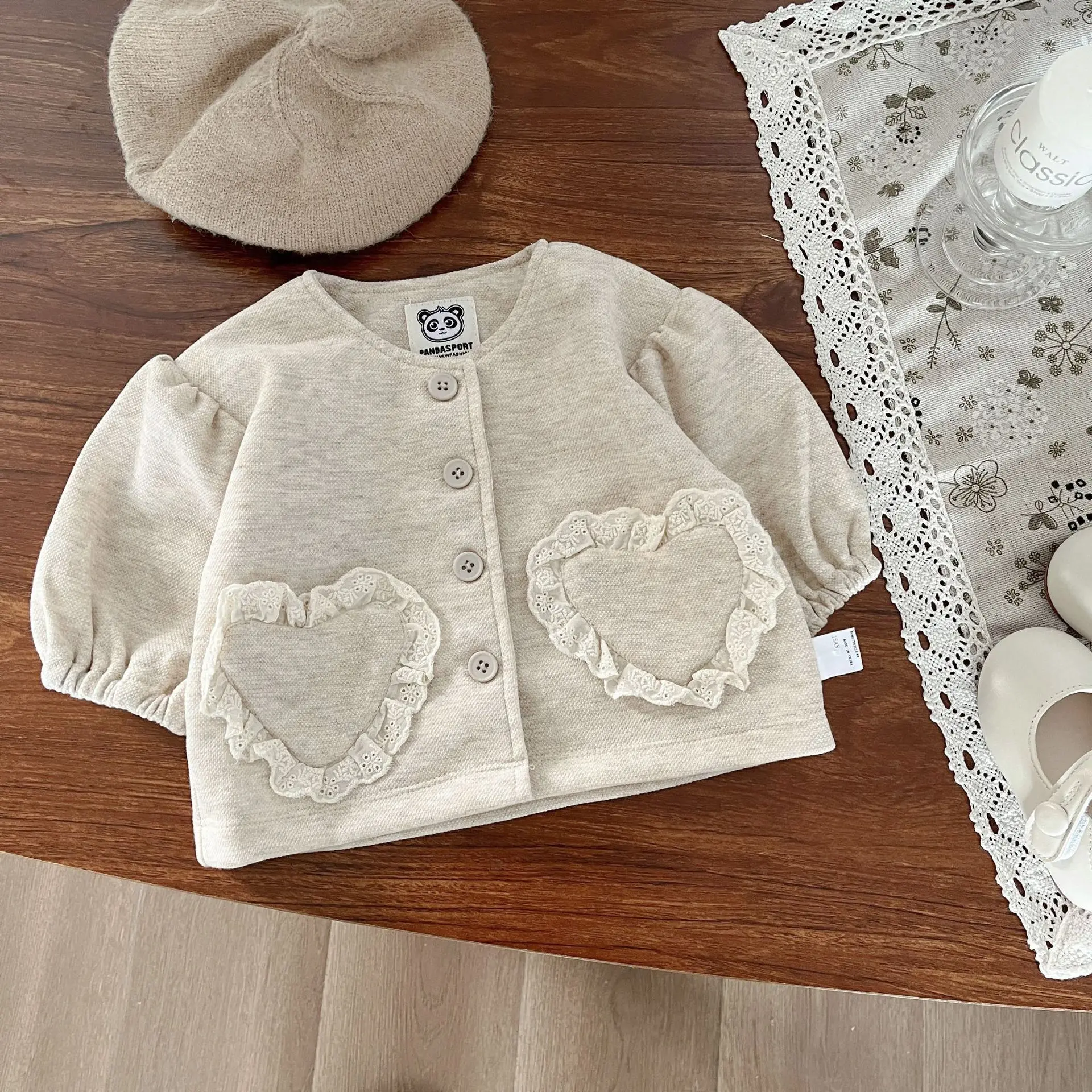 Spring Autumn Girls Sets Soft Cotton Baby Clothing Romper Coat Baby\'s Sets Newborn Baby Clothes