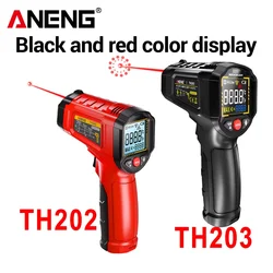 ANENG TH202/TH203 Infrared Thermometer -50~600℃ Industrial Grade Smart Temperature Gun VA Reverse Color Screen Pyrometer Tester