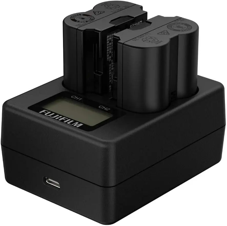 

BC-W235 Lightweight Portable 5V-3A Micro USB Type C Cable Fast DC Charger with Three-Slot Compatibility for Camera Battery