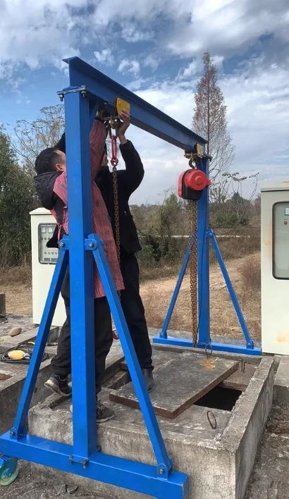 

Small Electric Portable Mobile Crane 1-3T Gantry Crane FOB Price