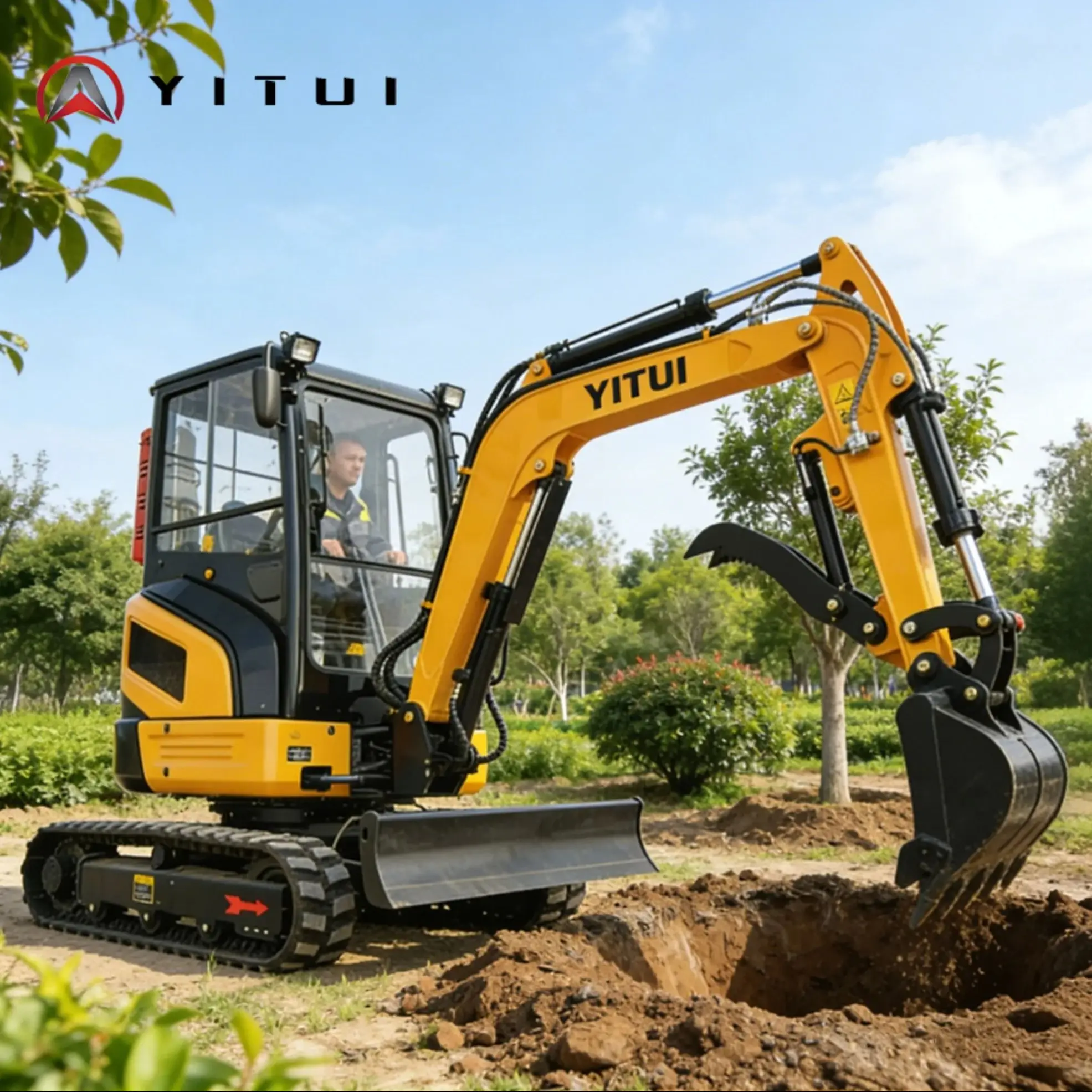 

High Quality Mini Excavator 1-3t Customized Euro 5 Kubota Engine Home Minibagger With Bucket and Attachments Quick Delivery