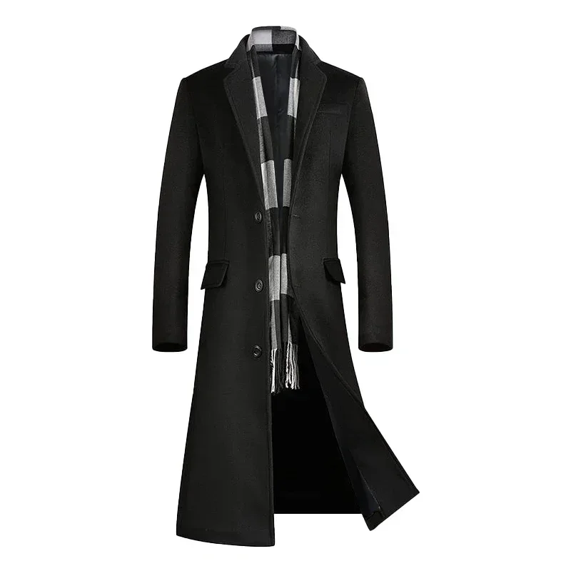 Coats for Men,A Long Jacket Below The Knee,Men's Overcoat,Wool content 54%,Men Coats,Wool Coat Men, Winter Coat Men