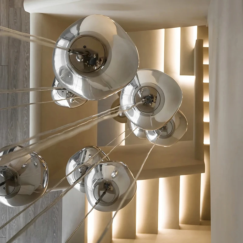 

Modern Stair chandelier Pendant lights indoor lighting Ceiling lamp hanging light led Chandeliers for living room indoor lightin