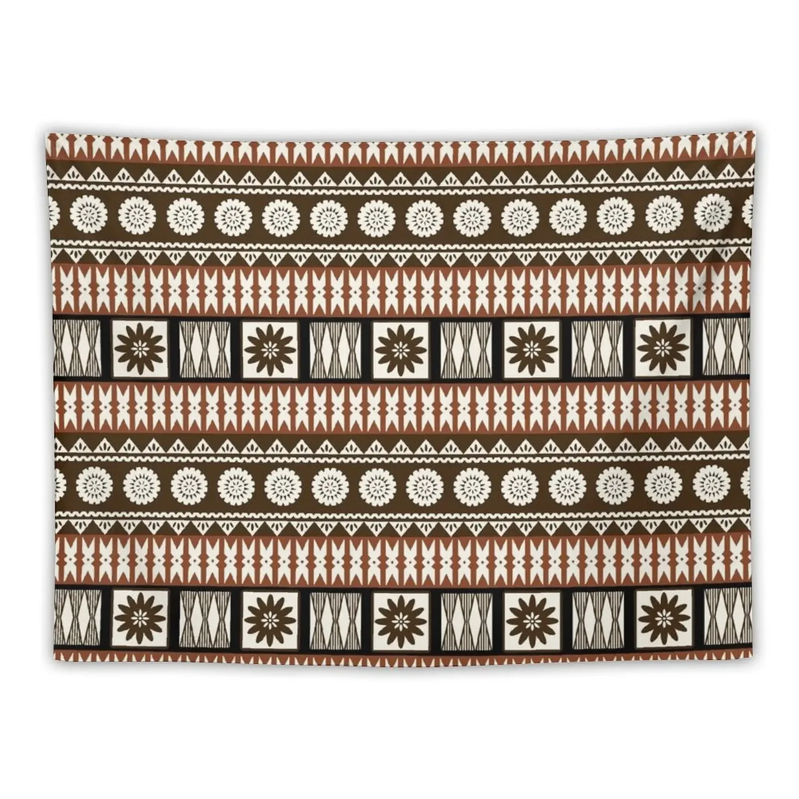 

Fijian Masi - Tapa Tapestry Room Decorator Wall Carpet Room Decore Aesthetic Tapestry