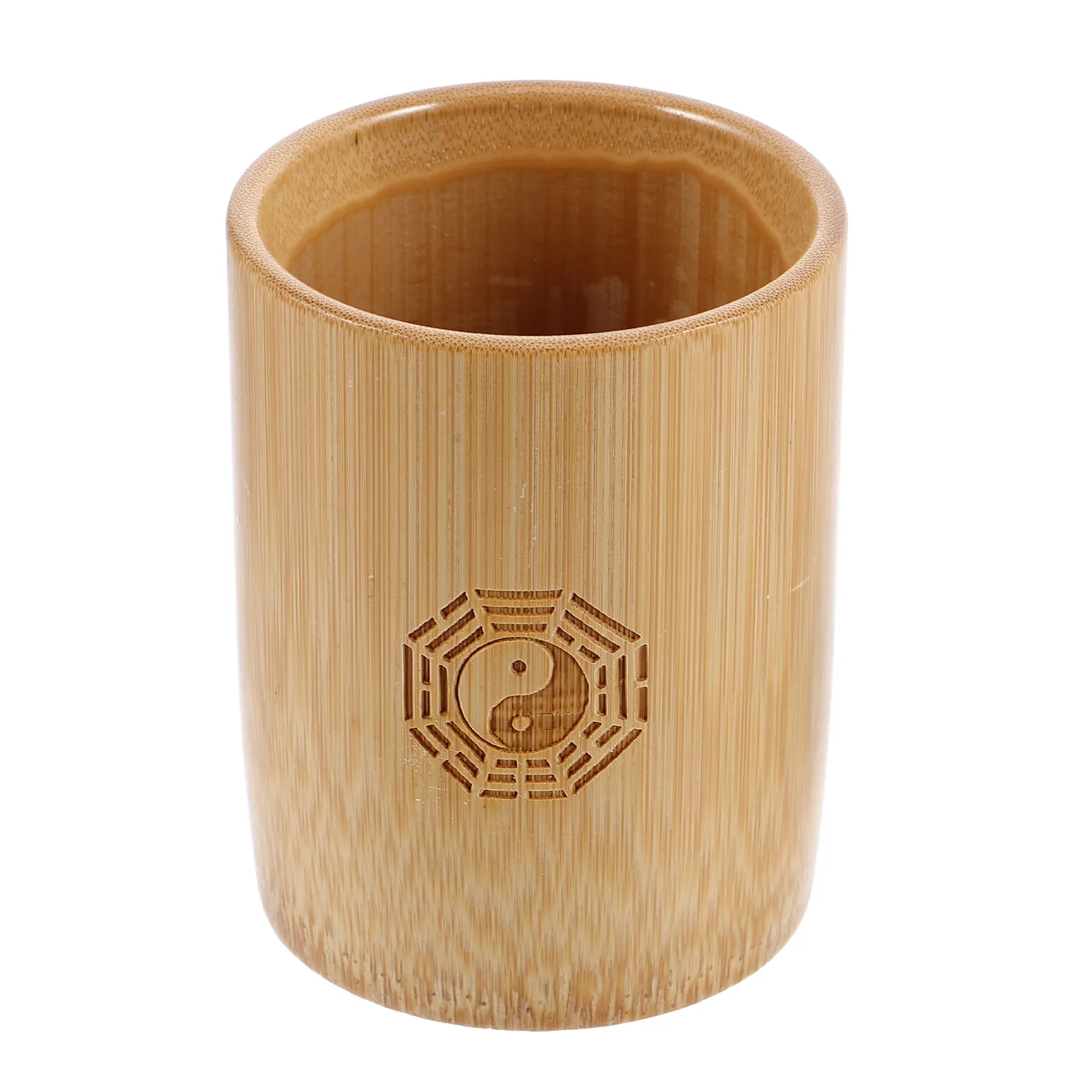 I Ching Divination Wood Stick Cylinder Traditional Chinese Fortune Telling Tool Feng Shui Prop Retro Decor Vintage Game