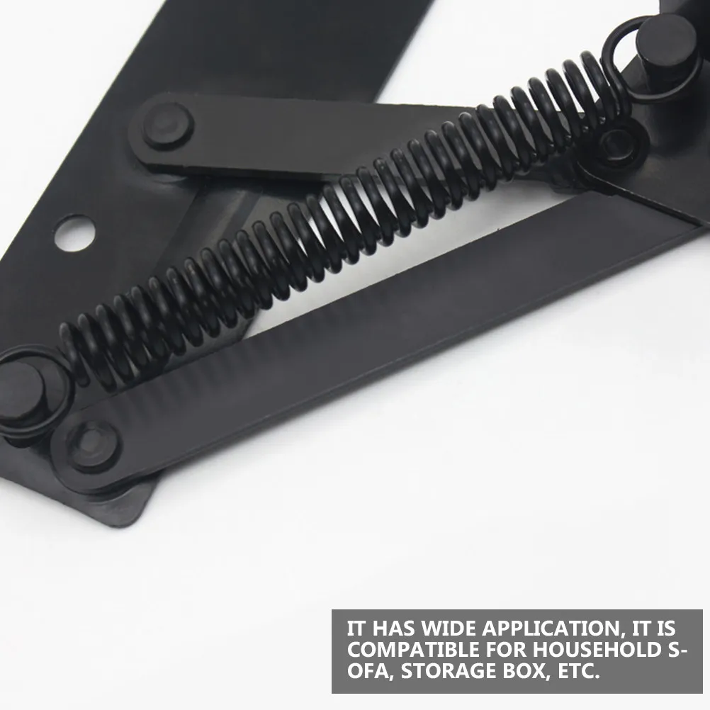 2Pcs Triangular Sofa Spring Hinge Heavy Duty Steel Construction Fast Folding Smooth Slow Closing for Home Furniture Storage