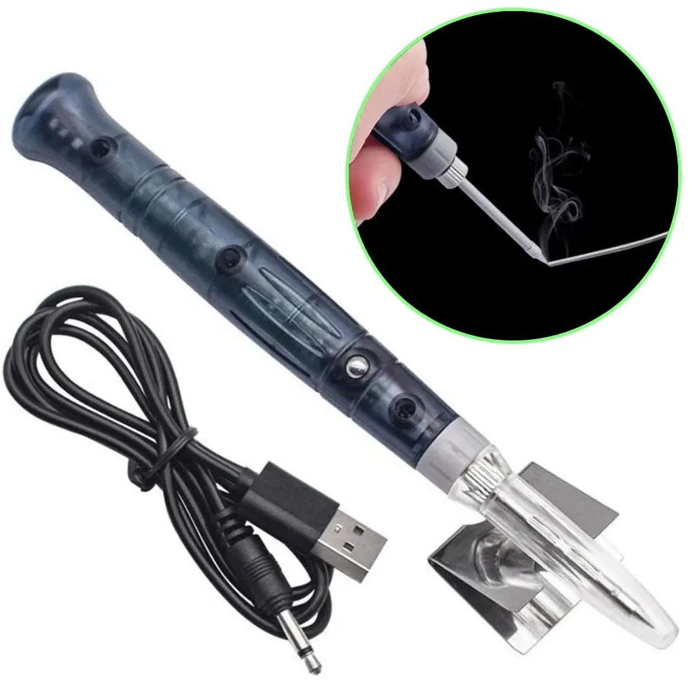 

1 Set USB Electric Soldering Iron Pen 5V 8W Portable Handheld Tool Kit Welding Equipment Handheld Soldering Iron