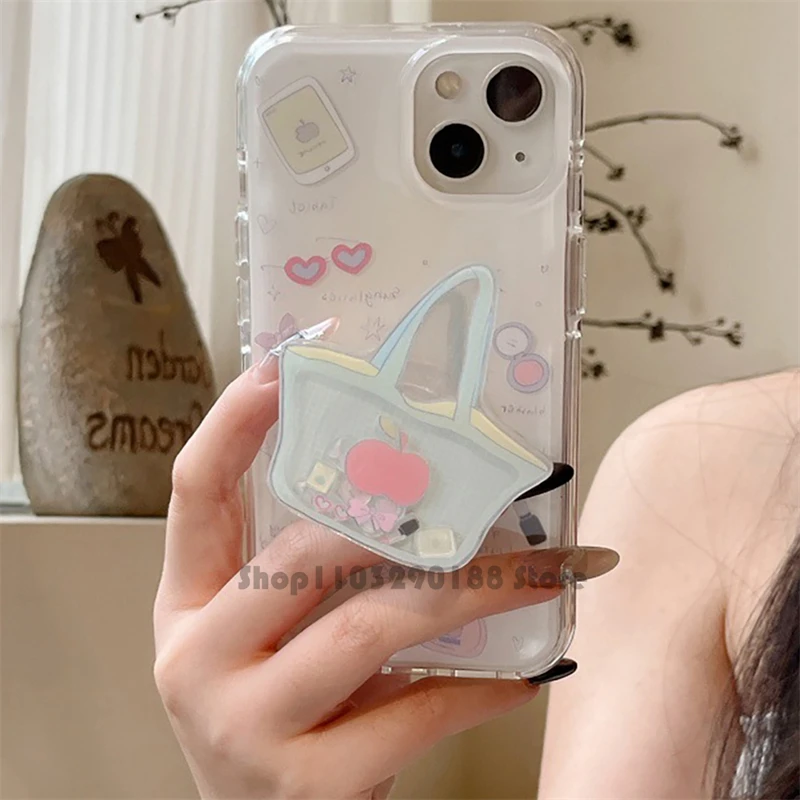 

Корейская милая сумка Shake Phone Grip Tok Griptok, подставка для телефона, держатель для телефона, поддержка iPhone Samsung, универсальный держатель для аксессуаров