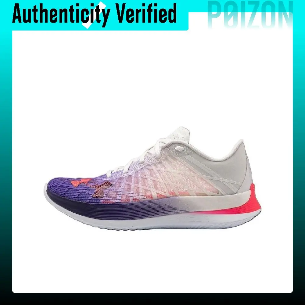 Under Armour Flow Velociti Elite Running Shoes Unisex Low-top White Purple 3026801-102
