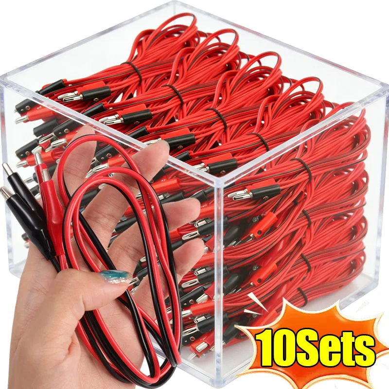 

10/1 компл., зажимы типа «крокодил», электрические изолирующие измерительные провода, двойной тестовый провод, адаптер «крокодил», зажимы для подключения электрической цепи