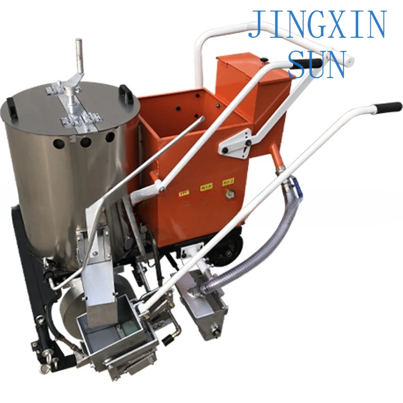 Hot melt marking machine small parking space road surface playground running road marking hand-pushed line drawing artifact