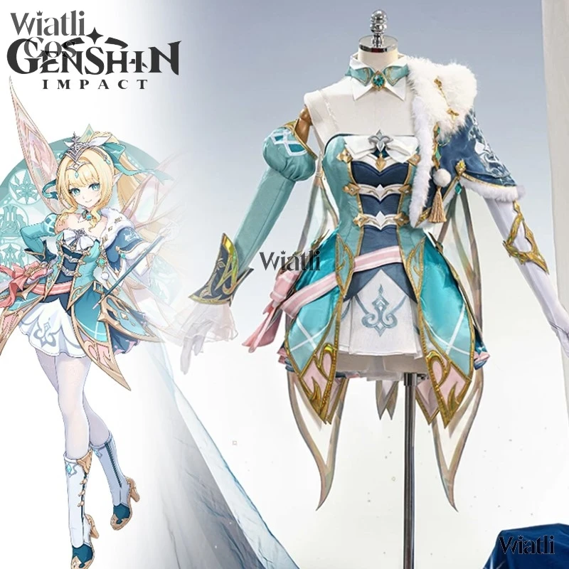 costume-de-cosplay-vesna-de-genshin-impact-perruque-robe-tenue-coiffe-tsaritsa-cryo-archon-druzhna-snezhnaya-jeu-de-role-halloween-femmes