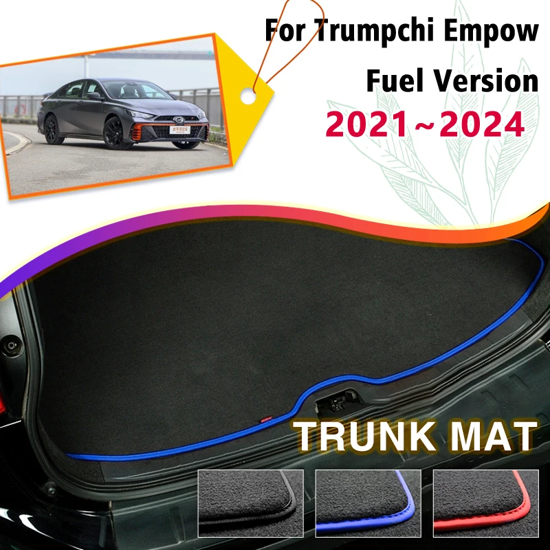 

Fuel Version Car Trunk Mats For GAC Empow Trumpchi Empow 2021 2022 2023 2024 Black Boot Cargo Rear Trunk Carpet Auto Accessories