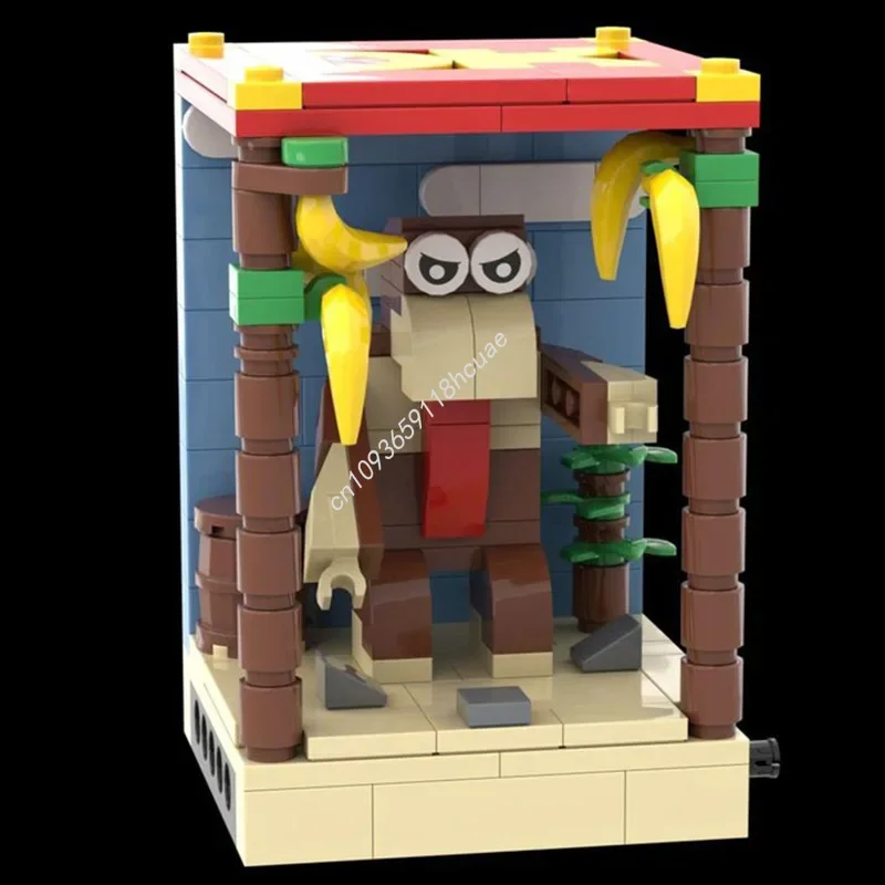 

167pcs MOC Donkey Kong Cube Italian Plumber Building Blocks STEM Christmas toy Gift STEAM Learning Hands-on ability up