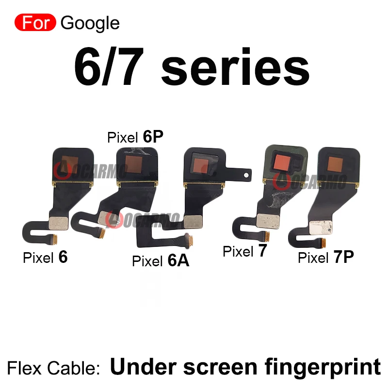 Fingerprint Buttons Flex Cable For Google Pixel 7 6 Pro 6Pro 6A 7A 7Pro Repair Replacement Parts