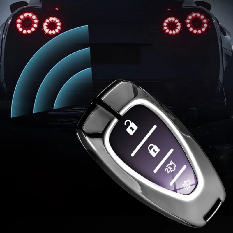 Leather Car Key Bag Case for Chevrolet Onix Equino Orlando Cruze Spark Sonic Camaro Volt Bolt Trax Malibu Blazer Traverse Seeker