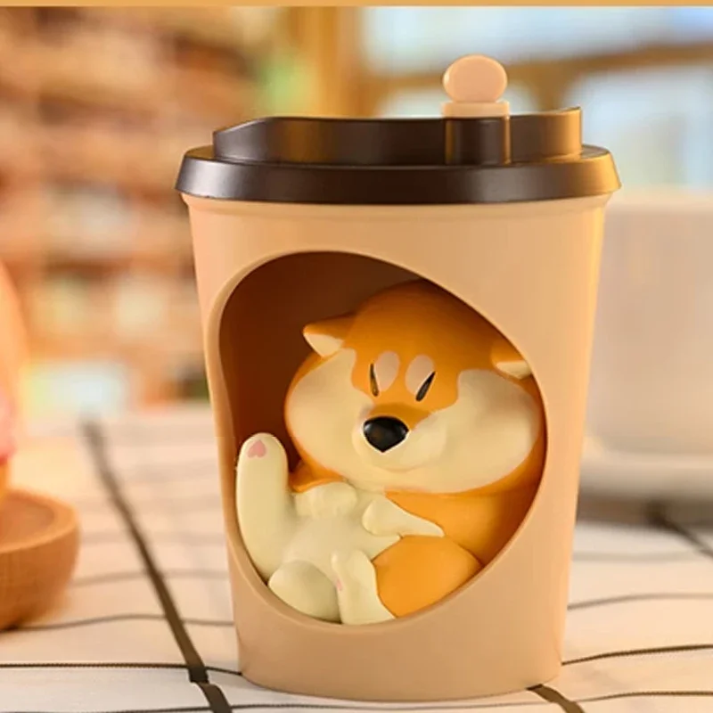 Shiba Inu Gotch Eat Dogs Series Blind Box Toys Kawaii Anime Action Figure Caixa Caja Surprise Mystery Box Dolls Girls Gift