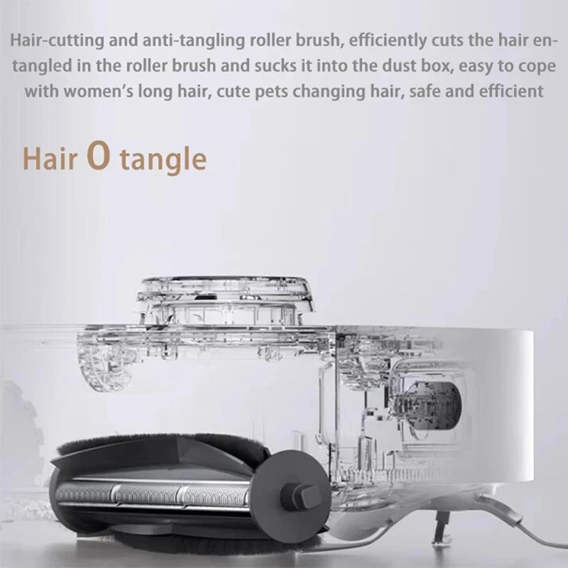 Cutting Hair Anti-Tangle Roller Brush for Dreame L10s Ultra L20 Ultra X10 X20 Pro X30 X30 Pro L30 Ultra X40