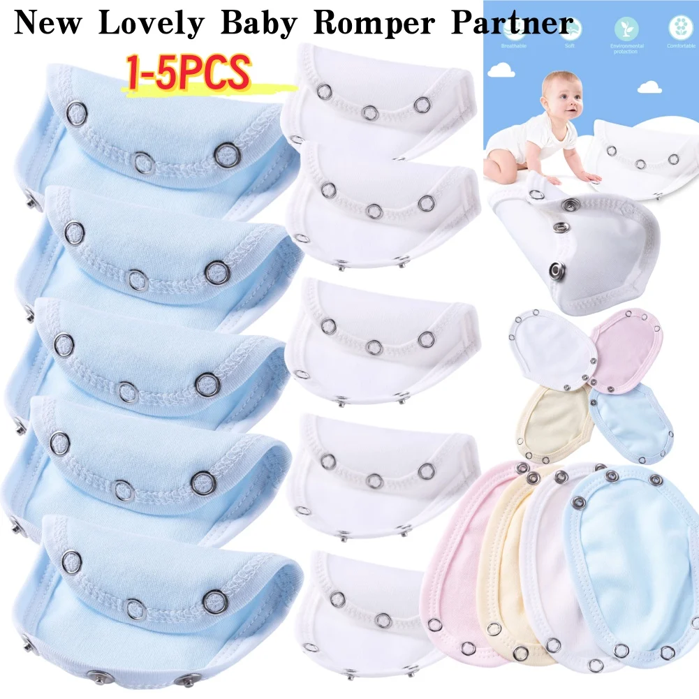 

1-5PCS Baby Romper Partner Lengthen Pads Super Utility Bodysuit Diaper Jumpsuit Lengthen Extend Film Baby Infant Romper Partner