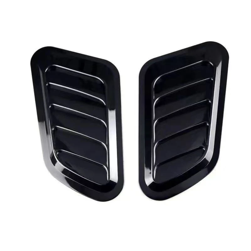 Car Hood Black Color Vent Cover Trims Protector ABS Chrome Styling 2016 2017 2018 For Jeep Renegade Accessories