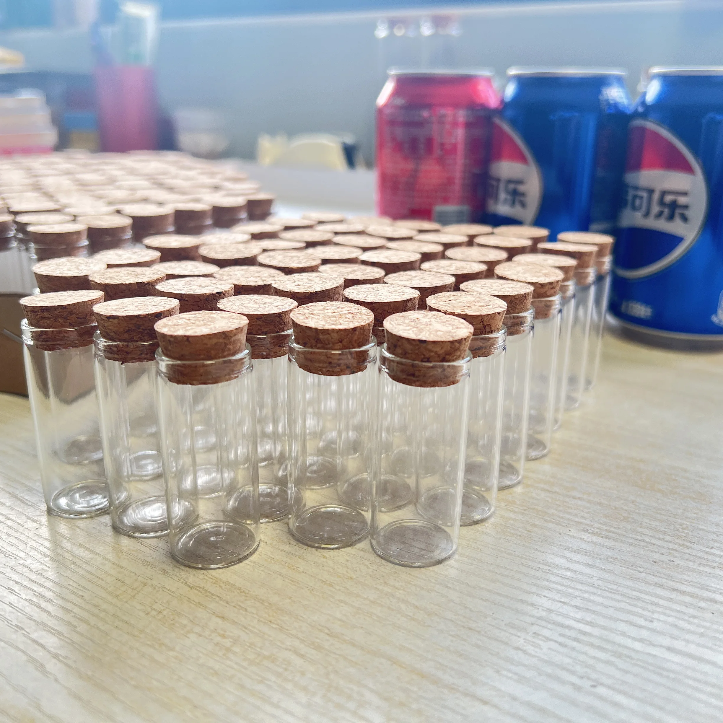 

45/70/108 шт. 10 мл стеклянные бутылки для желаний, пробковая 17 × 22 × 50 мм, мини-пробирка, банки для конфет, крошечные контейнеры, сделай сам, поделки, хранение специй