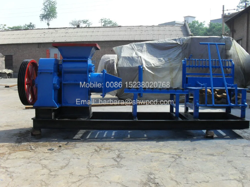 Factory Supply Fully Automatic  China Small Red Earth Mud Soil Clay Brick Making Machine Vacuum Extruder