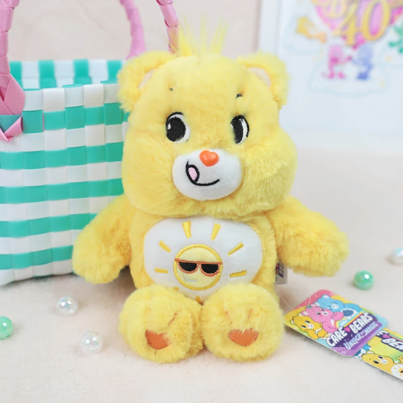Original Care Bears 22cm Saugnapf-Plüsch-Anhänger Glänzender Liebesbär Cartoon-Puppe Heim- und Bürodekoration Geburtstags- und Feiertagsgeschenk für Mädchen – Detail 32
