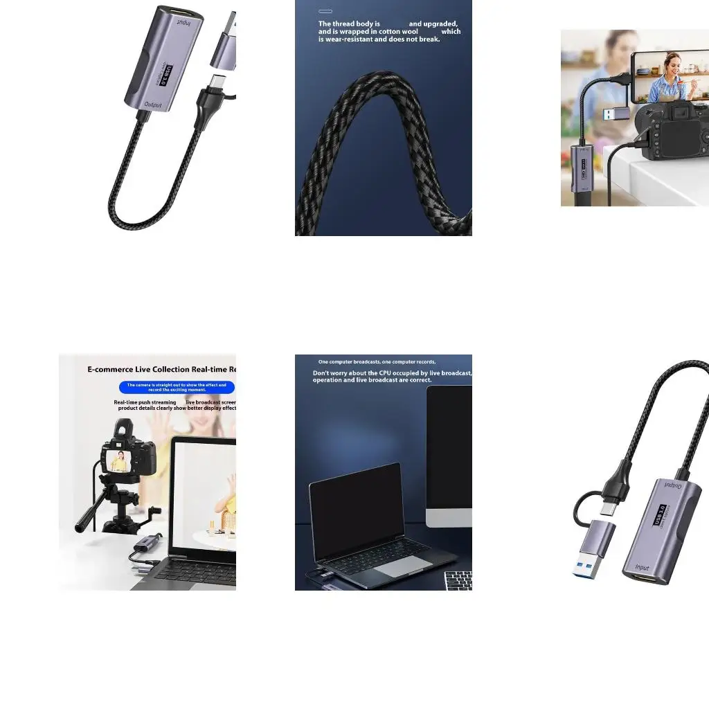 

Несколько HDTV Video Grabbers 4K60HZ Ввод USB3.0 Вывод поддерживает потоковую передачу A4WF